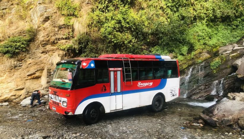 ama hyolmo bus service helmabu region