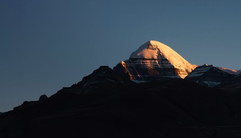 First glance of mount Kailash