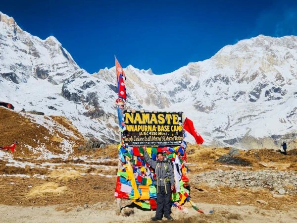 Cheerful Guide Annapurna Base Camp