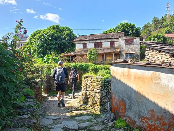Dhampus Village Stone Houses