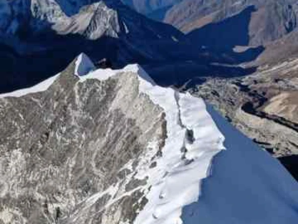 Island Peak Glacier Ridge Climbers