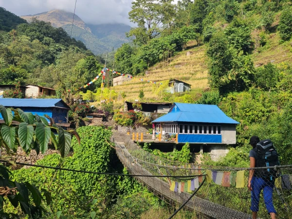 Suspension Bridge Ghorepani Trek