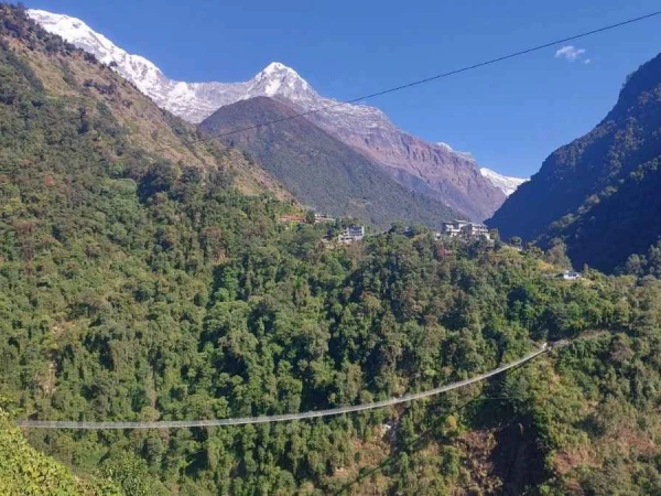 Suspension Bridge Jhinu Danda